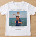 Personalised unisex Daddy Photo T-shirt, Father’s Day gift, Daddy gifts, gifts for him