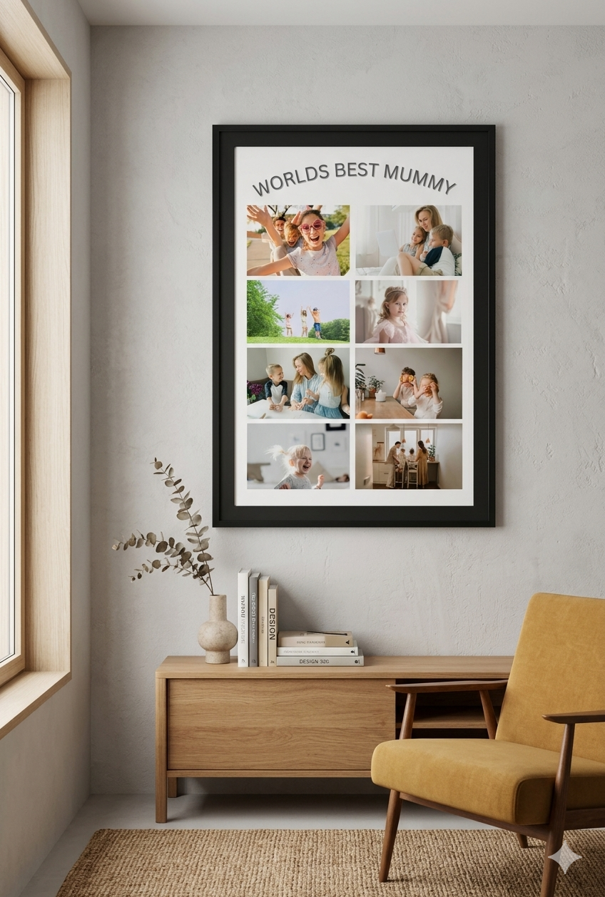 Personalised Mummy, Mama Print, Custom Keepsake, Mother's Day Gift, Aluminium Wall art