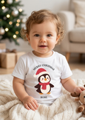 Personalised Kids Unisex Christmas T-Shirt, Custom Name Christmas Outfit