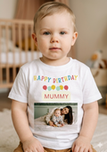 Personalised Photo T-shirt, Happy Birthday Mummy Gift, Birthday Gift for Mummy, Custom Keepsake