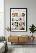 Personalised Nanny, Grandma, Nana Custom Keepsake, Birthday Gift,  Mother's Day Gift, Aluminium Wallart