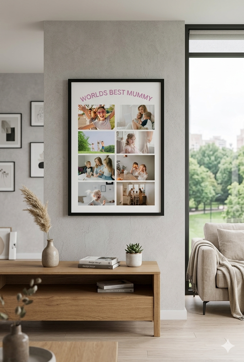 Personalised Mummy, Mama Print, Custom Keepsake, Mother's Day Gift, Aluminium Wall art