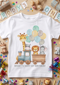 Personalised Boys 1st, 2nd, 3rd Birthday Train T-Shirt, Name Toddler Custom party outfit